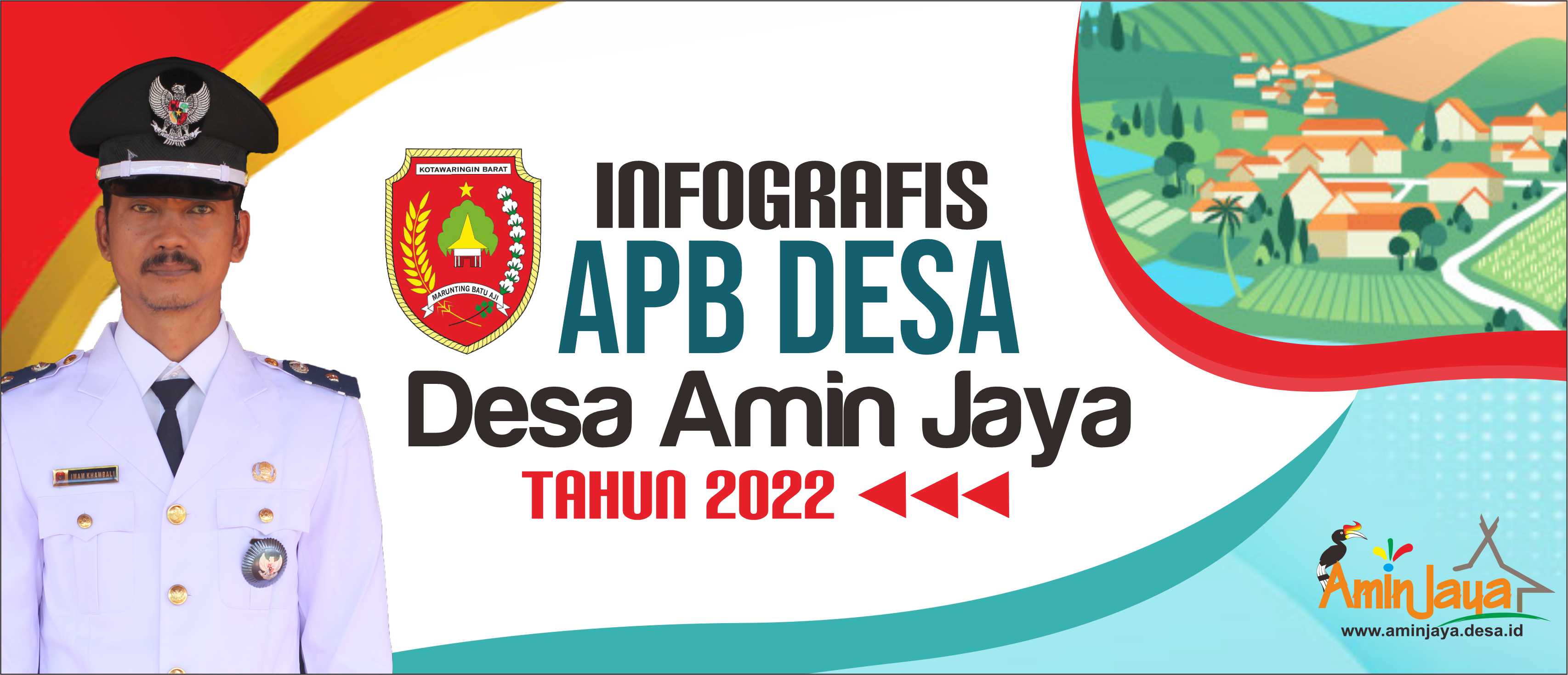 INFOGRAFIS APBDesa 2022 DESA AMIN JAYA